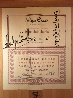 Hermanos Conde - Pepe Habichuela Re-Edition 1986 - Guitar 2 - Photo 11