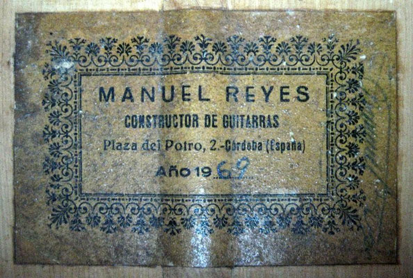 Manuel Reyes 1969 - Guitar 2 - Photo 3