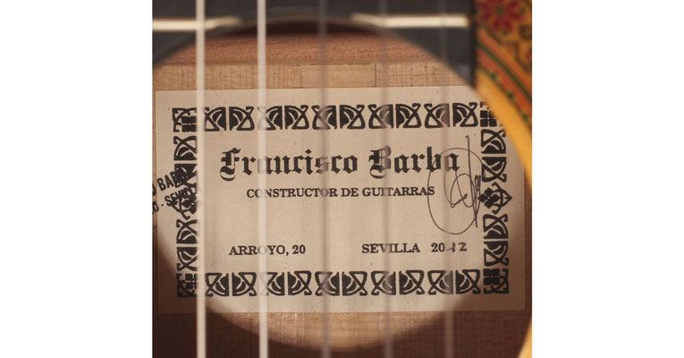 Francisco Barba 2012 - Guitar 1 - Photo 4