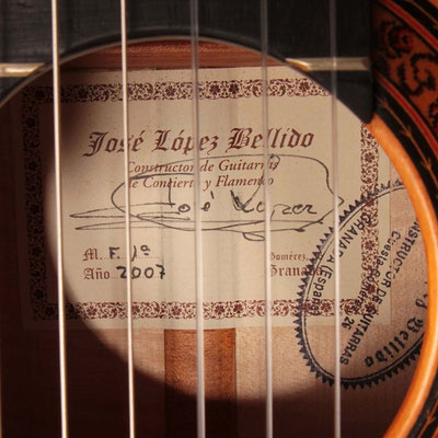 Jose Lopez Bellido 2007 - Guitar 2 - Photo 10
