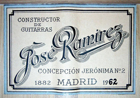 Jose Ramirez 1962 - Guitar 5 - Photo 5