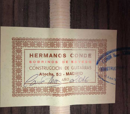 Hermanos Conde Atocha 2016 - Guitar 9 - Photo 8