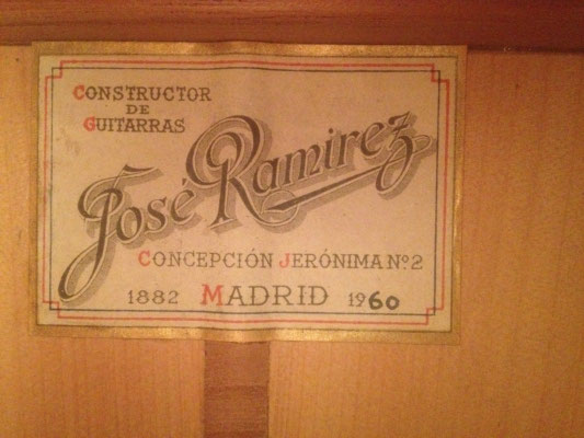 Jose Ramirez 1960 - Guitar 3 - Photo 2