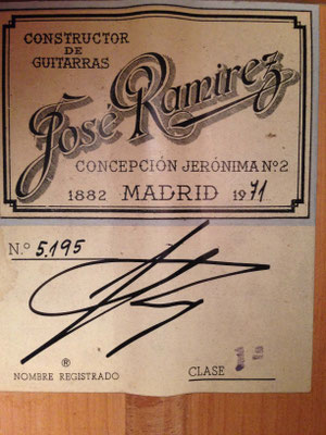 Jose Ramirez 1971 - Guitar 4 - Photo 7
