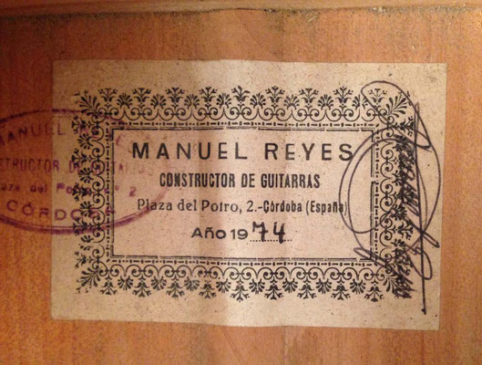 Manuel Reyes 1974 - Guitar 4 - Photo 3