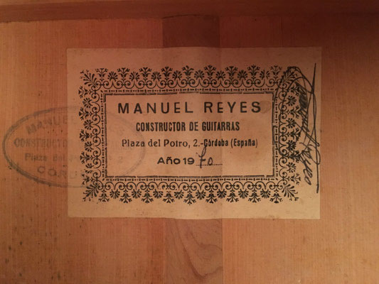 Manuel Reyes 1970 - Guitar 4 - Photo 30