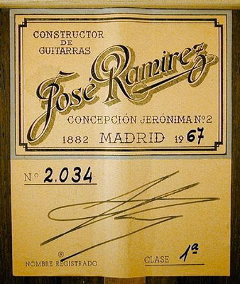 Jose Ramirez 1967 - Guitar 2 - Photo 4