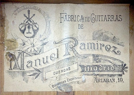 Manuel Ramirez 1912 - Guitar 1 - Photo 3