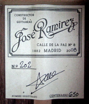 Jose Ramirez 2008 - Guitar 1 - Photo 9