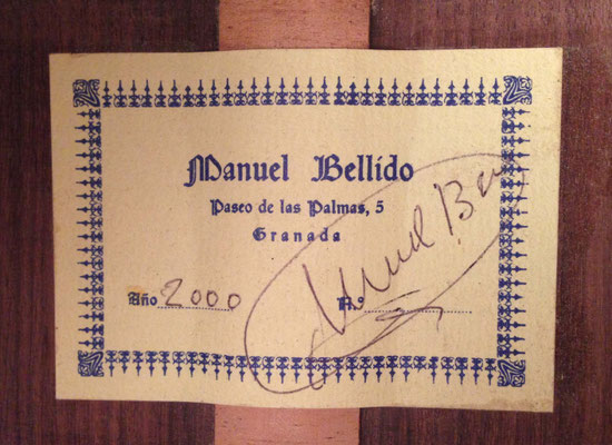 Manuel Bellido 2000 - Guitar 4 - Photo 7