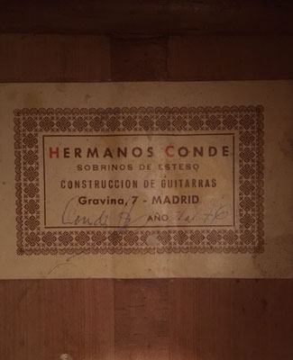 Hermanos Conde 1976 - Guitar 4 - Photo 13