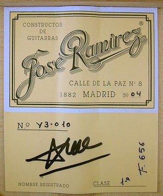 Jose Ramirez 2004 - Guitar 3 - Photo 3