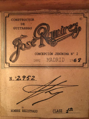 Jose Ramirez 1968 - Guitar 5 - Photo 3