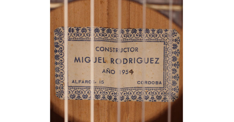 Miguel Rodriguez 1954 - Guitar 1 - Photo 6