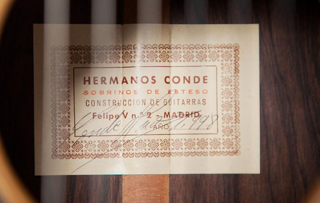 Hermanos Conde - Sobrinos de Esteso - 1998 - Guitar 1 - Photo 10
