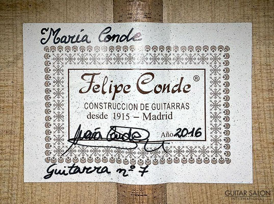 Maria Conde 2016 Guitar 4 Flamenco Guitar Net María conde, along with her father and brother, is keeping the guitar company her grandfather started alive. maria conde 2016 guitar 4 flamenco