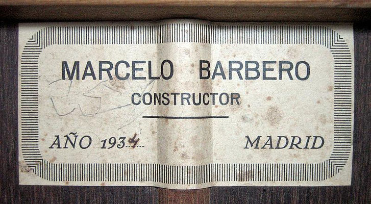 Marcelo Barbero 1934 - Guitar 1 - Photo 6
