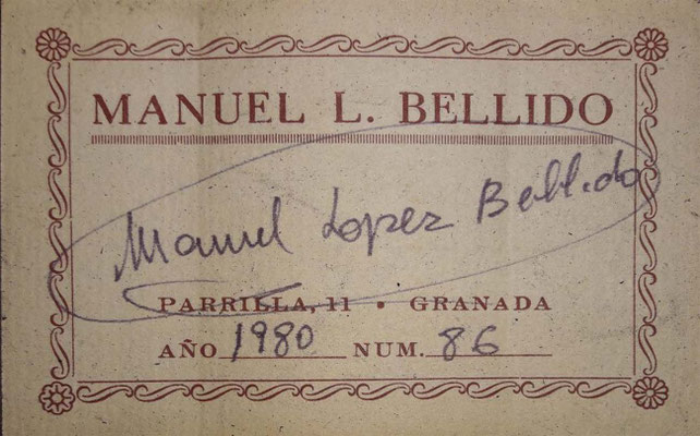 Manuel Bellido 1980 - Guitar 2 - Photo 20