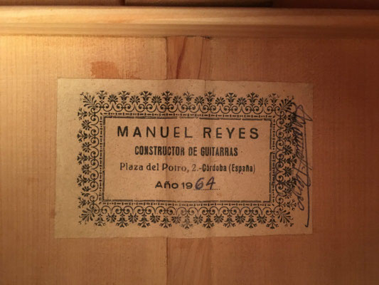 Manuel Reyes 1964 - Guitar 4 - Photo 31