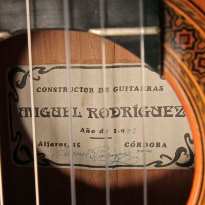 Miguel Rodriguez 1983 - Guitar 3 - Photo 4