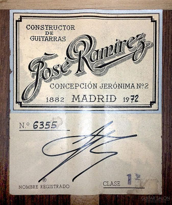 Jose Ramirez 1972 - Guitar 5 - Photo 3