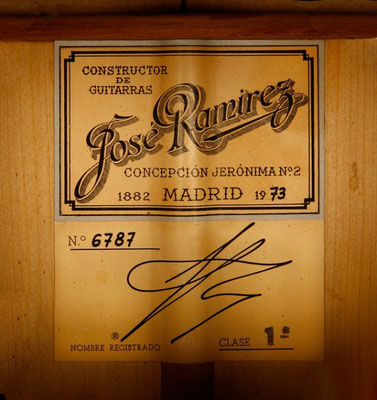 Jose Ramirez 1973 - Guitar 3 - Photo 5
