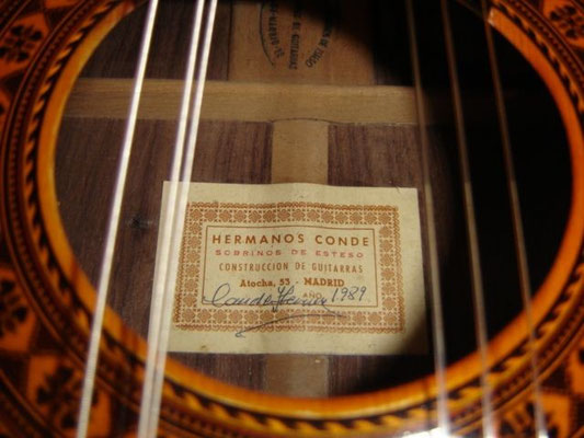 Hermanos Conde - Sobrinos de Esteso - 1989 - Guitar 3 - Photo 3