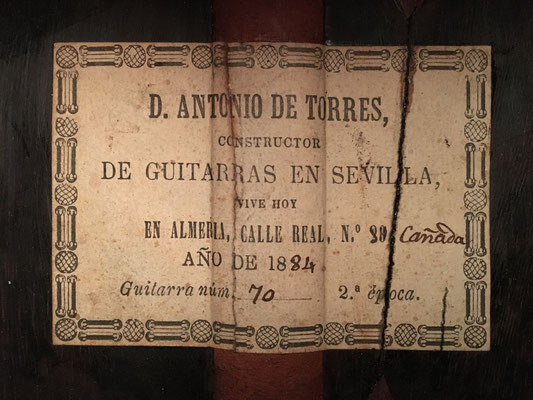 Antonio de Torres 1884 - Guitar 1 - Photo 1