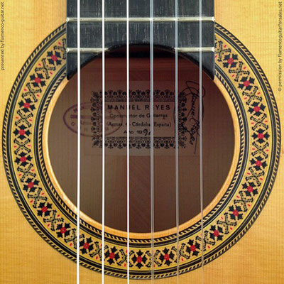 MANUEL REYES | GUITAR  GITARRE | 1991  | ROSETTES ROSETTEN