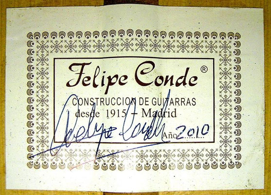 Felipe Conde 2010 - Guitar 6 - Photo 6