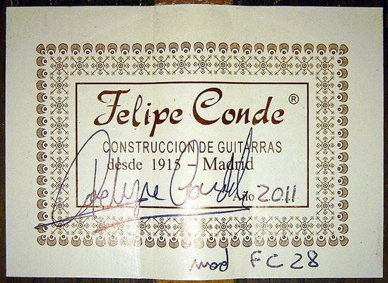 Felipe Conde 2011 - Guitar 5 - Photo 6