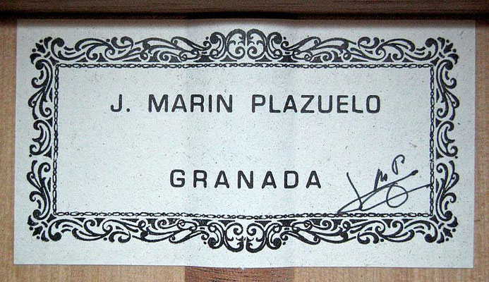 Jose Marin Plazuelo 2006 - Guitar 1 - Photo 7