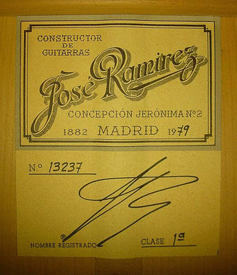 Jose Ramirez 1979 - Guitar 2 - Photo 5