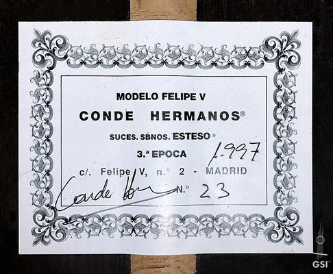 Hermanos Conde - Sobrinos de Esteso - 1997 - Guitar 5 - Photo 6