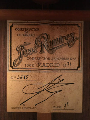 Jose Ramirez 1971 - Guitar 3 - Photo 3