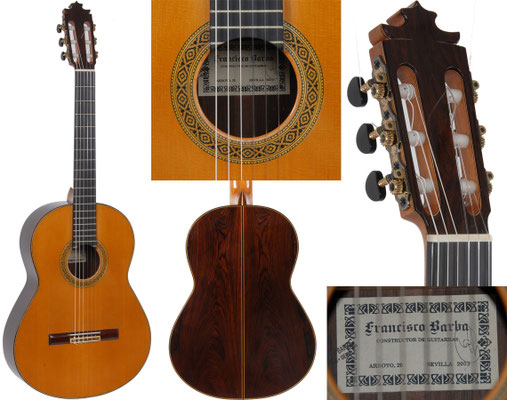 Francisco Barba 2002 - Guitar 5 - Photo 1