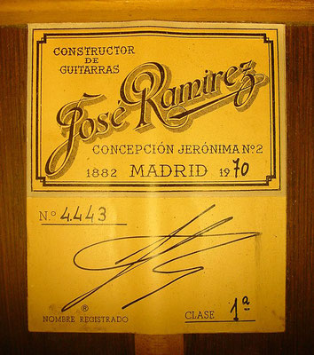 Jose Ramirez 1970 - Guitar 2 - Photo 6
