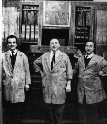 THE CONDE BROTHERS L. TO R. JULIO, FAUSTINO, MARIANO