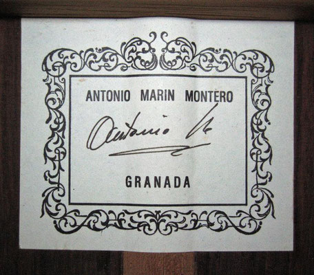 Antonio Marin Montero 1994 - Guitar 1 - Photo 6