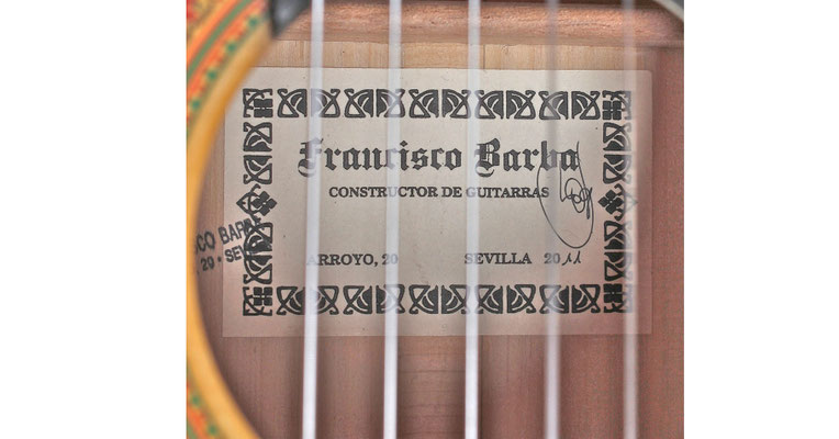 Francisco Barba 2011 - Guitar 1 - Photo 4