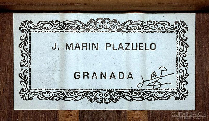 Jose Marin Plazuelo 2007 - Guitar 3 - Photo 1