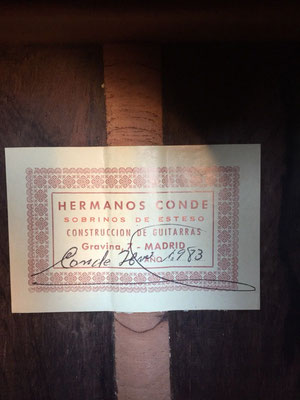 Hermanos Conde 1983 - Guitar 1 - Photo 6