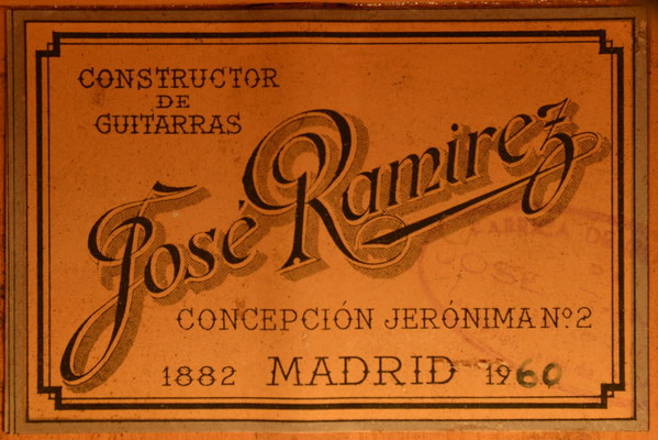Jose Ramirez 1960 - Guitar 4 - Photo 7