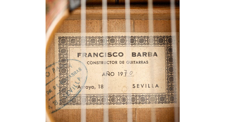 Francisco Barba 1970 - Guitar 2 - Photo 5