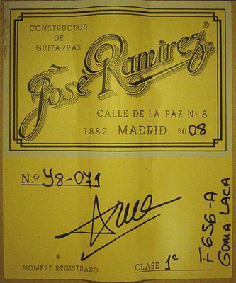 Jose Ramirez 2008 - Guitar 2 - Photo 3
