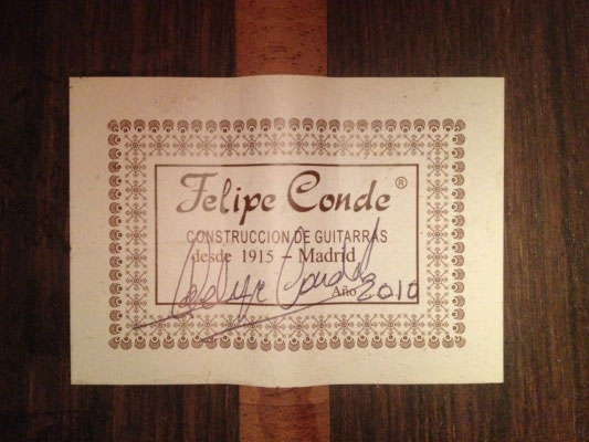 Felipe Conde 2010 - Guitar 2 - Photo 2