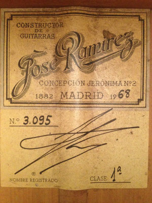 Jose Ramirez 1968 - Guitar 2 - Photo 2