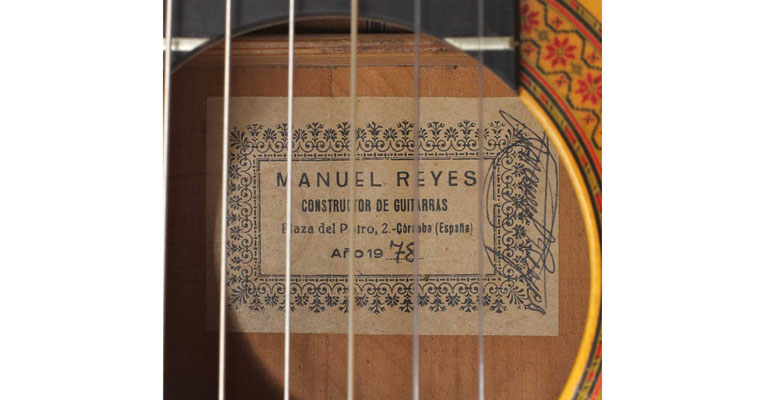 Manuel Reyes 1978 - Guitar 1 - Photo 7