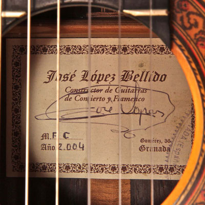 Jose Lopez Bellido 2004 - Guitar 2 - Photo 8