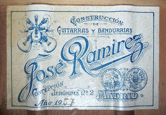 Jose Ramirez 1957 - Guitar 1 - Photo 3